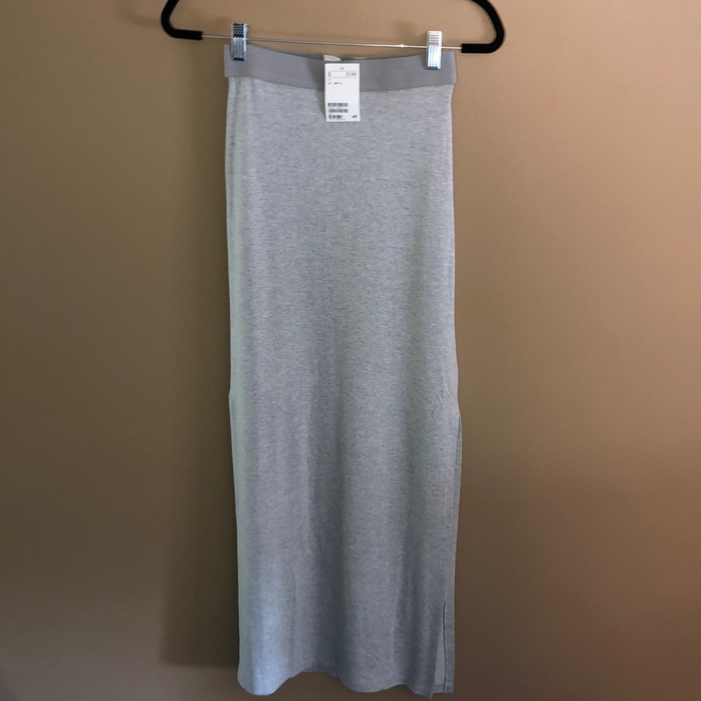 NWT H&M Woman’s Gray Maxi Skirt